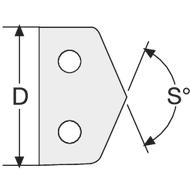 Schneideinsatz GEN2 T-A® Serie 1 HSS Super-Kobalt 22mm AM200®
